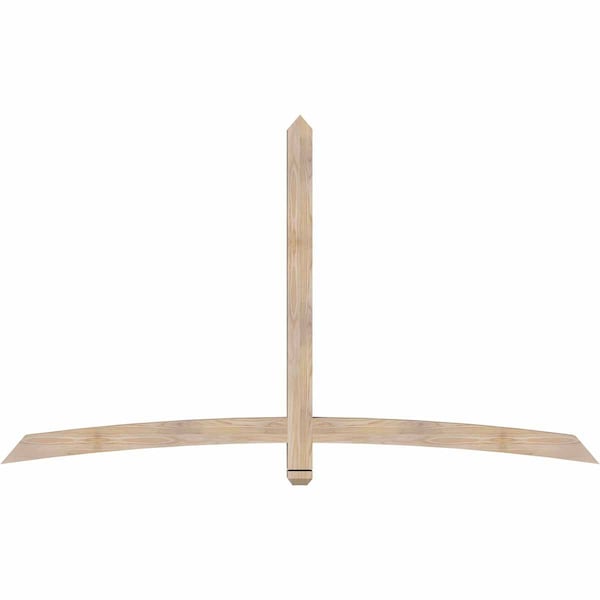 Ekena Millwork Bellingham Smooth Timber Gable Bracket, Douglas Fir, 84"W x 49"H x 3 1/2"D x 3 1/2"F, 14/12 Pitch GBW084X49X0404BEL00SDF - main